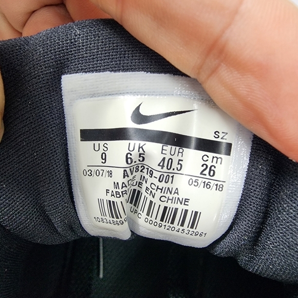 Nike Air Max 1 SE Tartan AV8219-001 Black University Red Yellow Plaid 9 - Picture 7 of 7